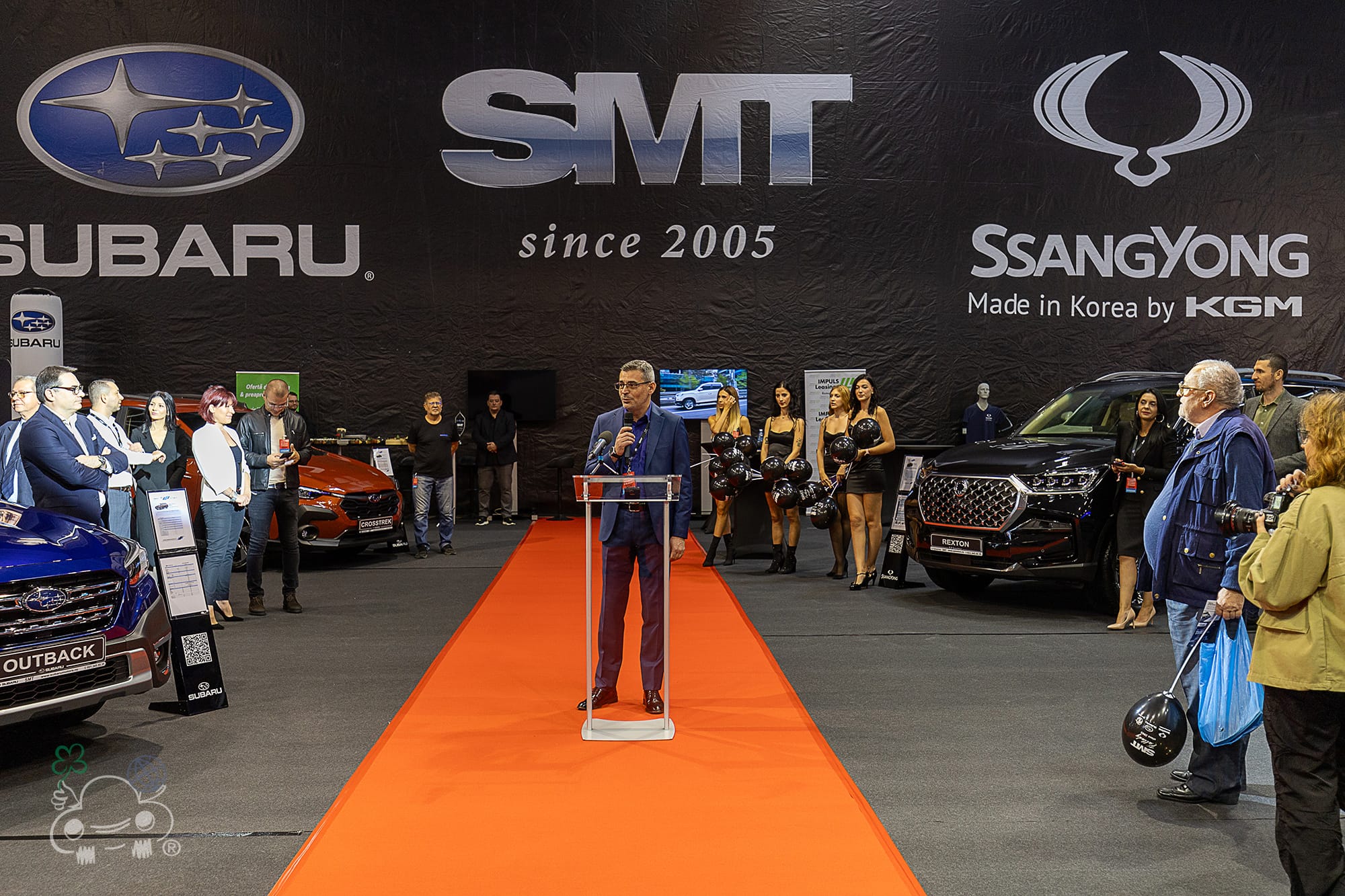 Conferința de presă SMT, la standul SMT din cadrul Salonului Auto București